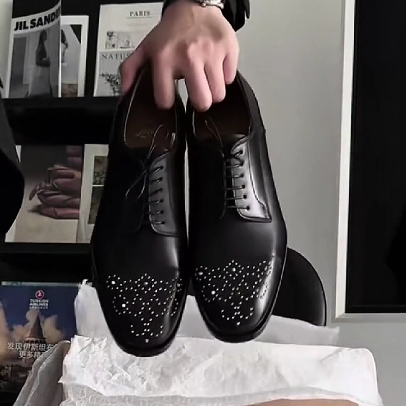 Black Cap Toe Oxford