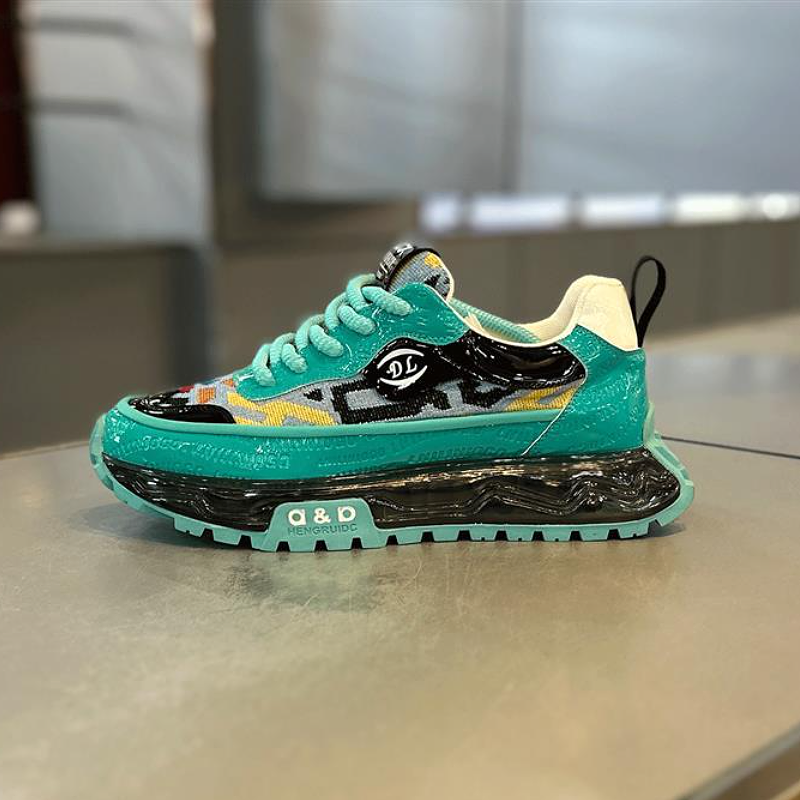 Teal Air Cushion Sneaker