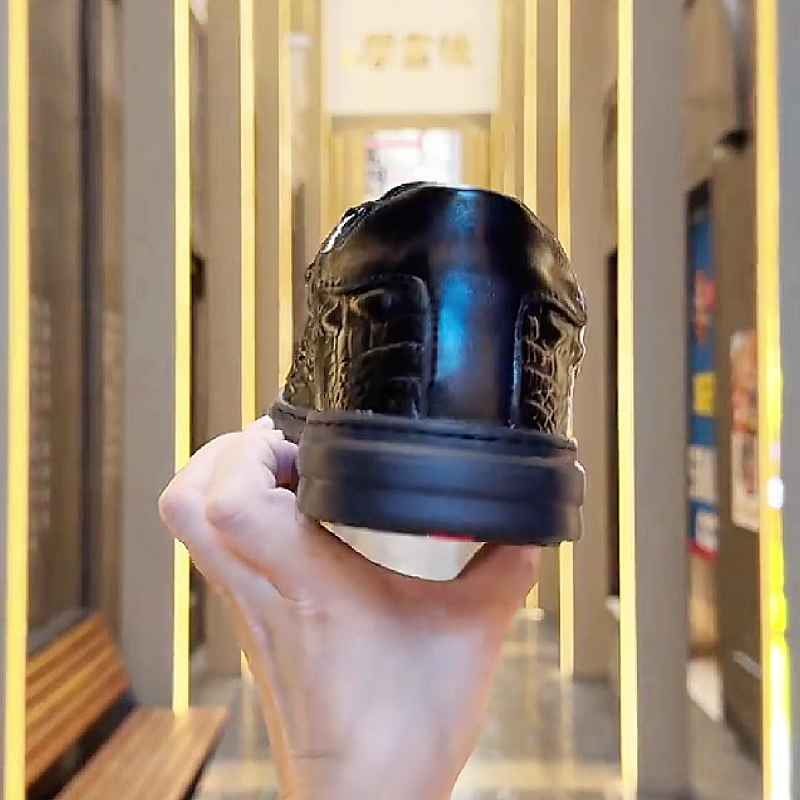 Croc-Embossed Sneakers