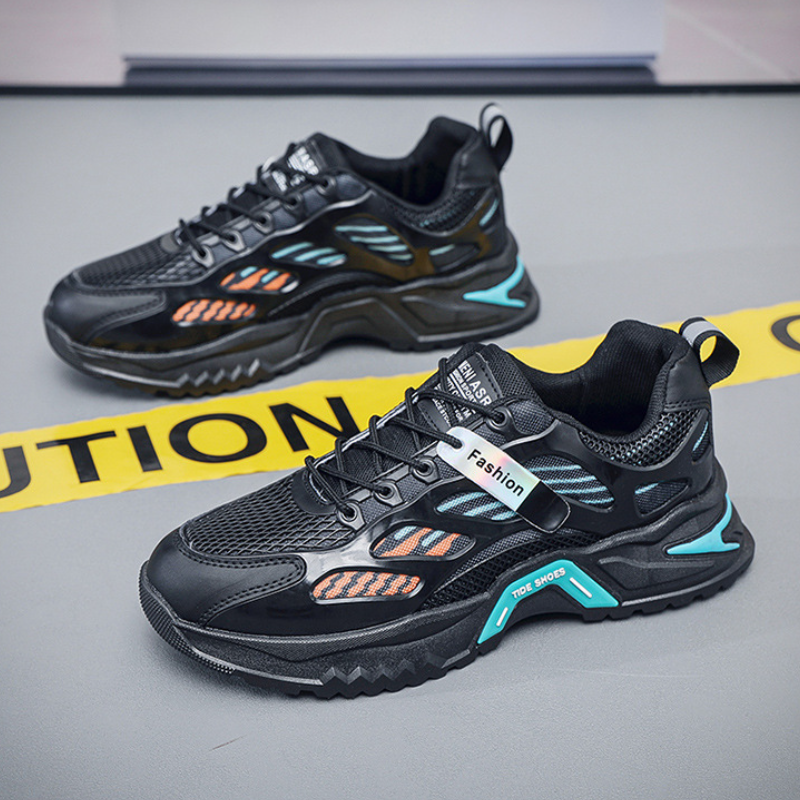 Mesh Running Shoes with Comfortable Lace-Up Design