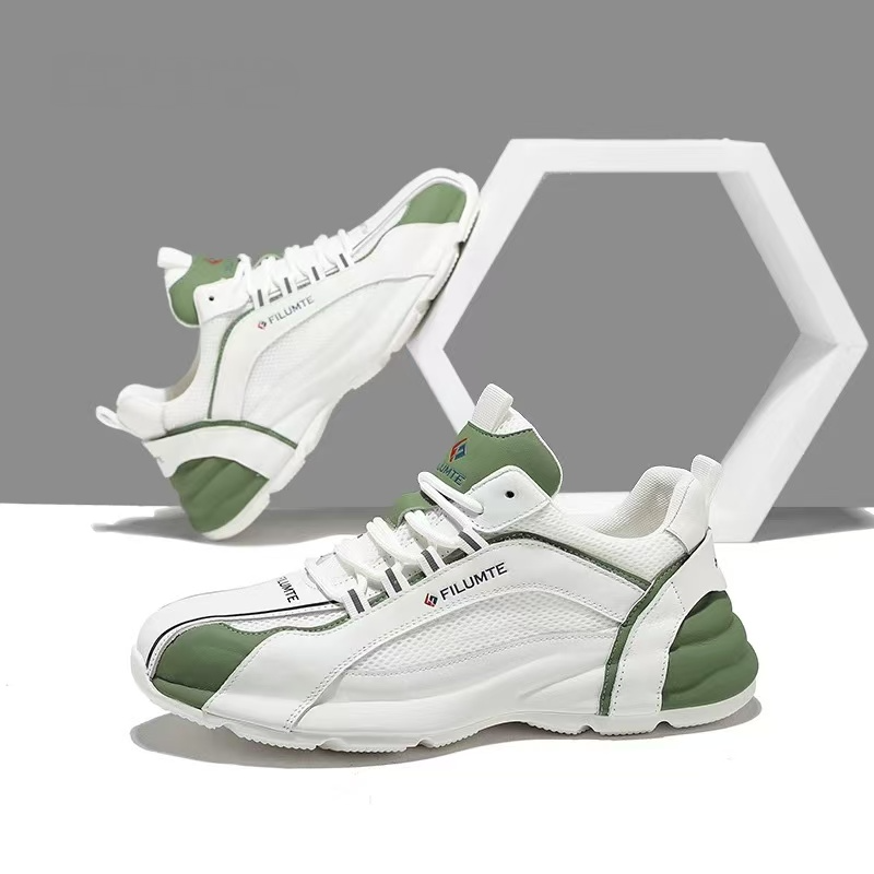 White Green Mesh Sneaker