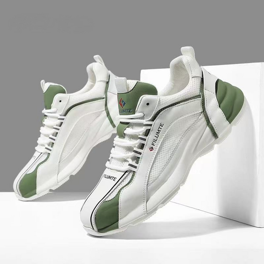 White Green Mesh Sneaker