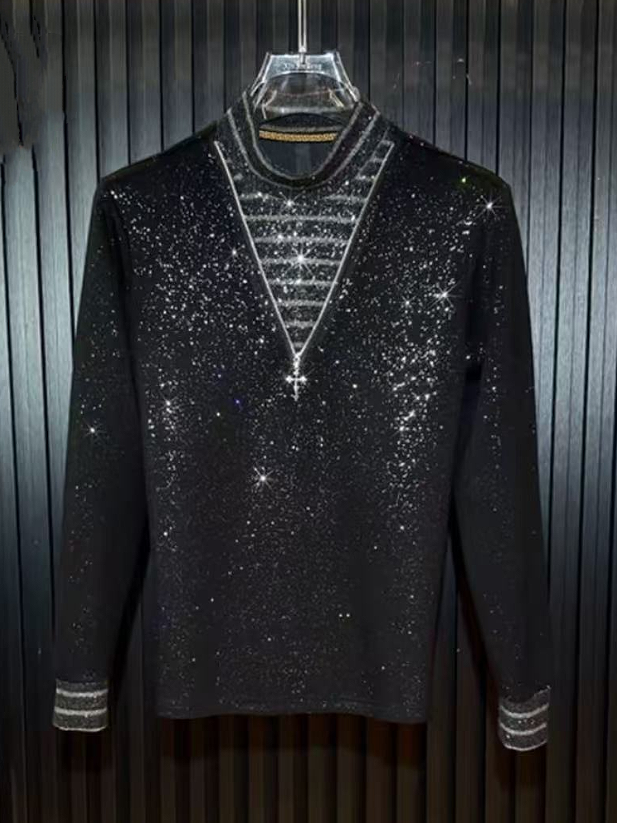Sparkle V-Neck Sweater