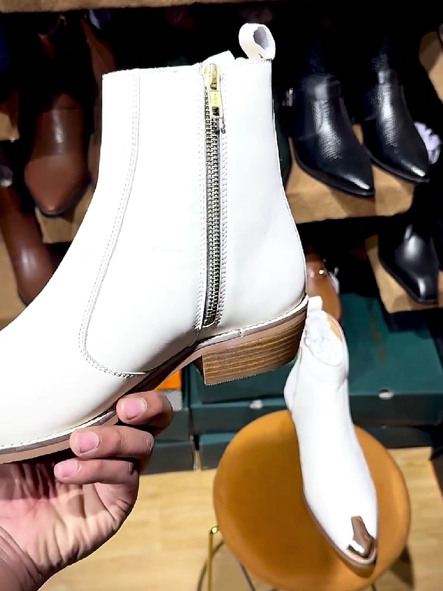 PureWhite Ankle Boot