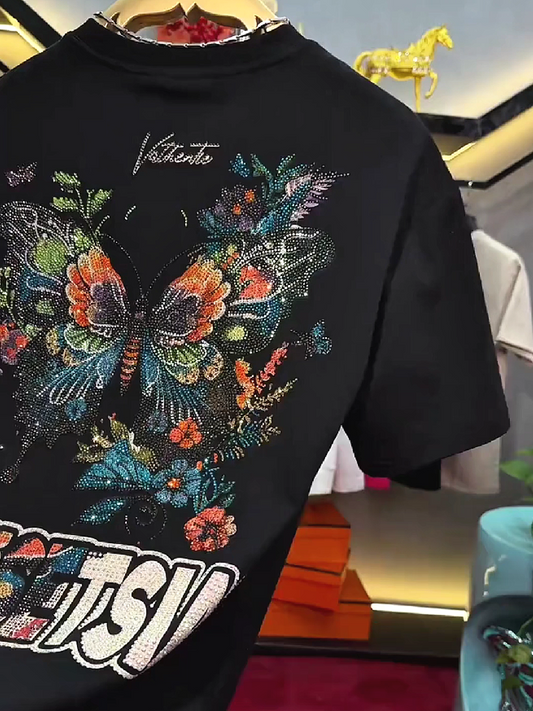 Butterfly Rhinestone Tee