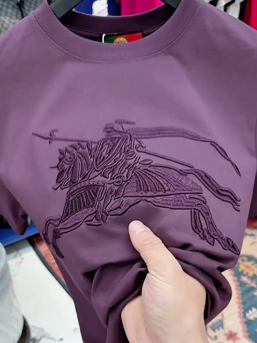 Men's Knight Horse Embroidery Graphic T-Shirt