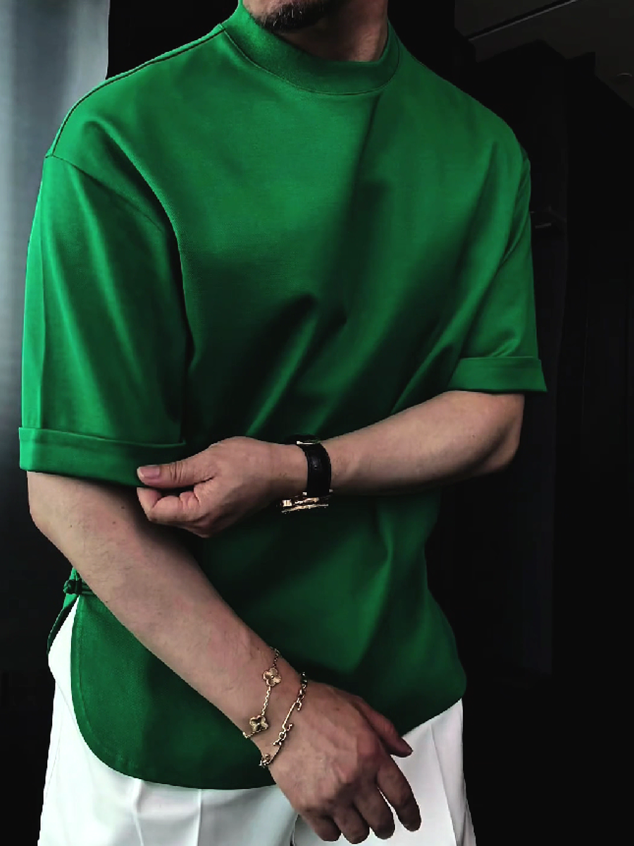 Solid Color Basic T-Shirt