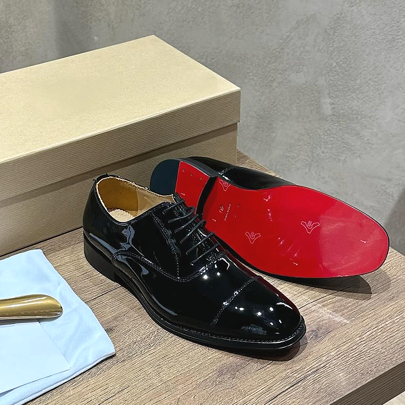 Black Patent Oxford Shoe