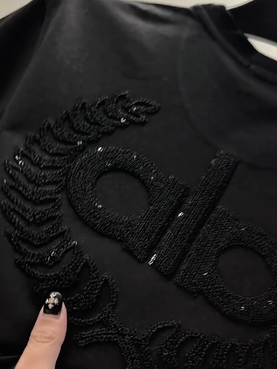 Men's Rhinestone Letter Graphic Short Sleeve T-Shirt