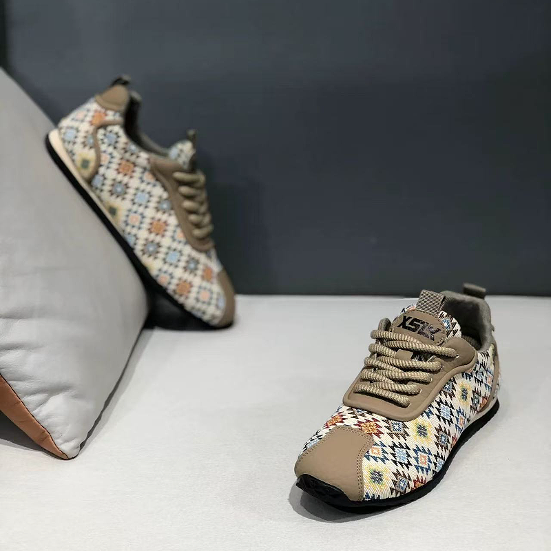 Multi Color Pattern Sneaker