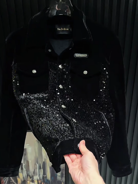 SparkleDenim Jacket