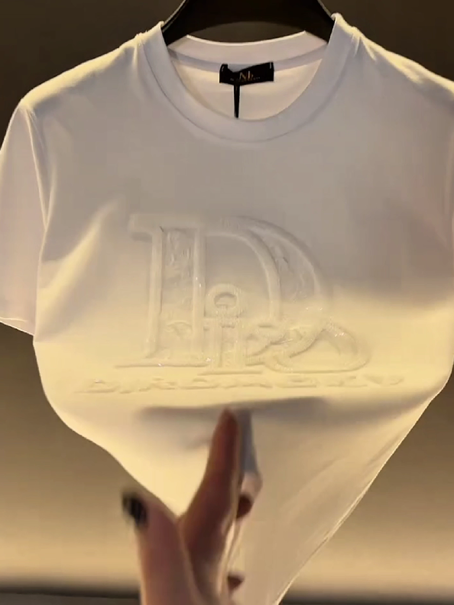 Men's Rhinestone Letter Embroidery Graphic T-Shirt
