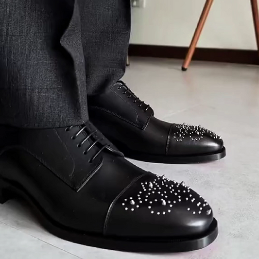 Black Cap Toe Oxford