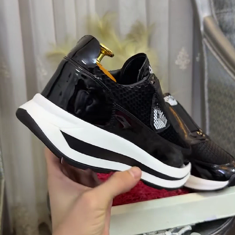 Snake Print Slip-On Sneaker