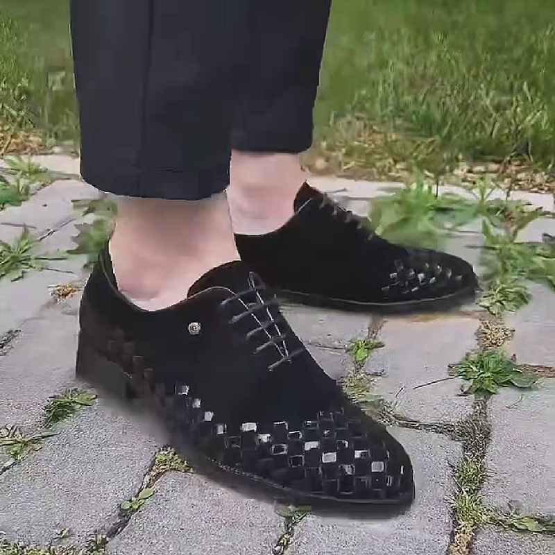 BlackSuede Lace Shoe