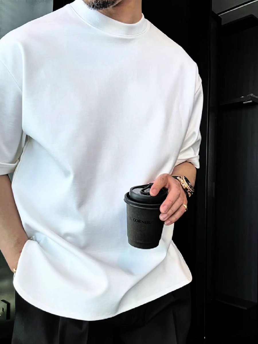 Solid Color Basic T-Shirt