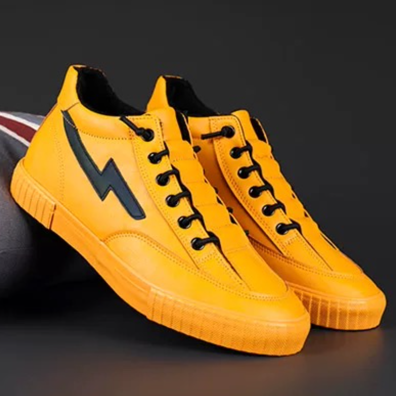 Men's Lace-Up Casual Sneakers with Faux Fur Lining