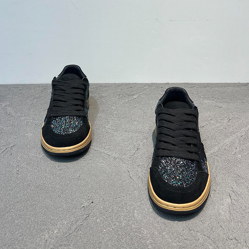 Black Glitter Sneaker