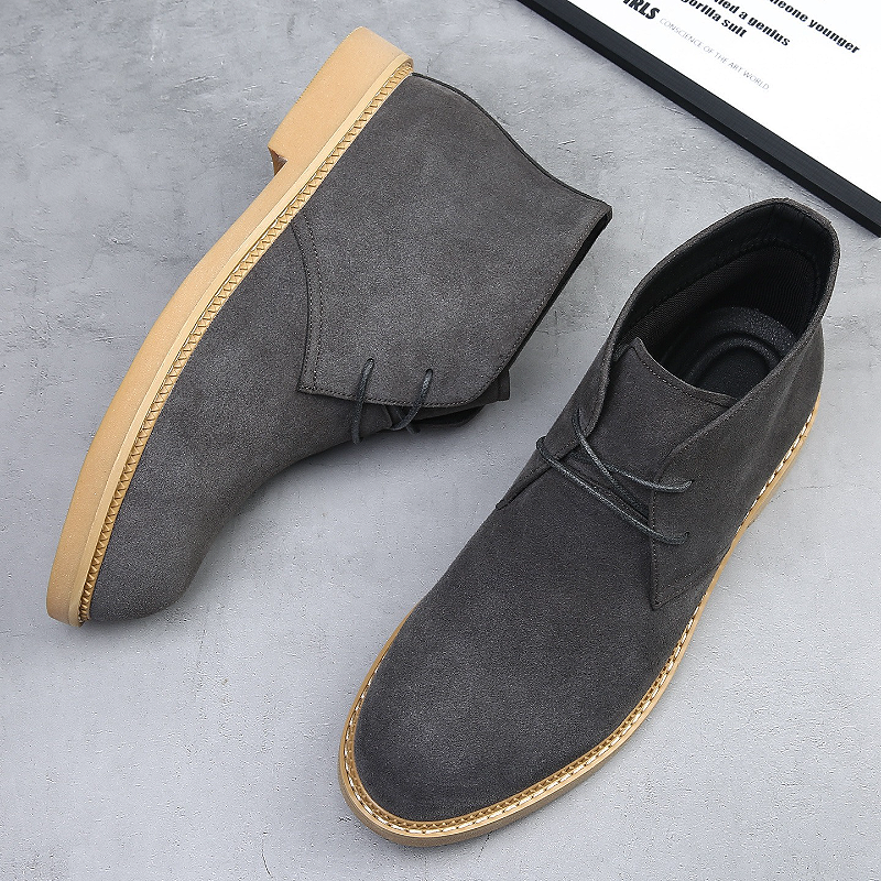 Beige Suede Chukka Boot