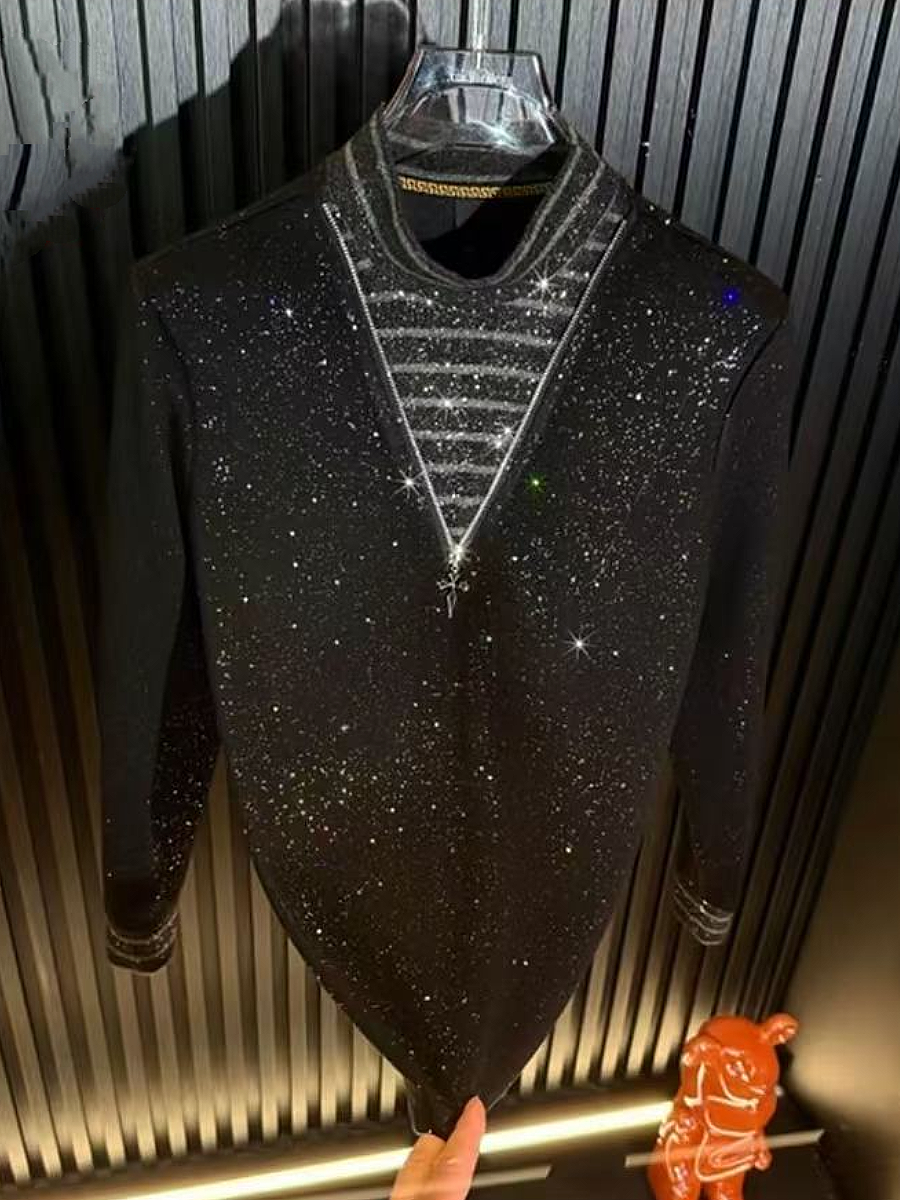Sparkle V-Neck Sweater