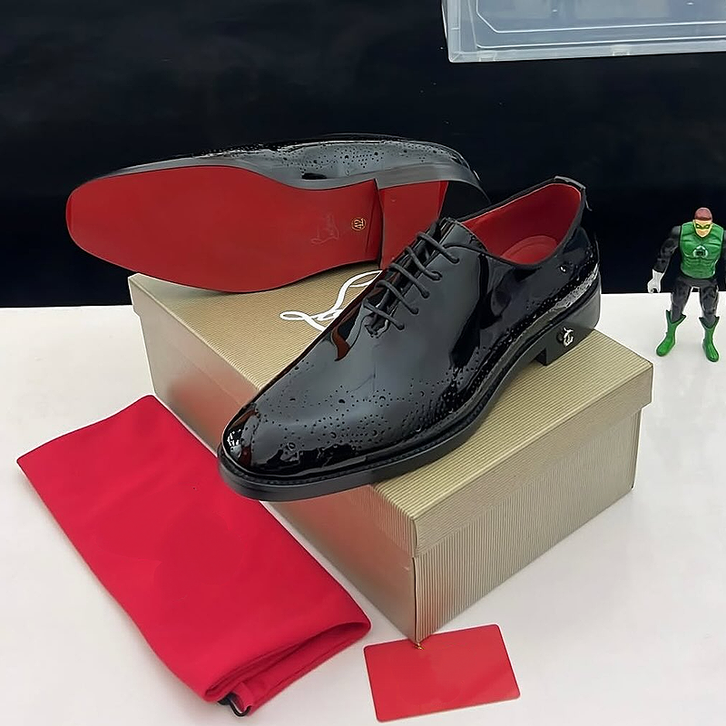 Black Patent Oxford Shoe