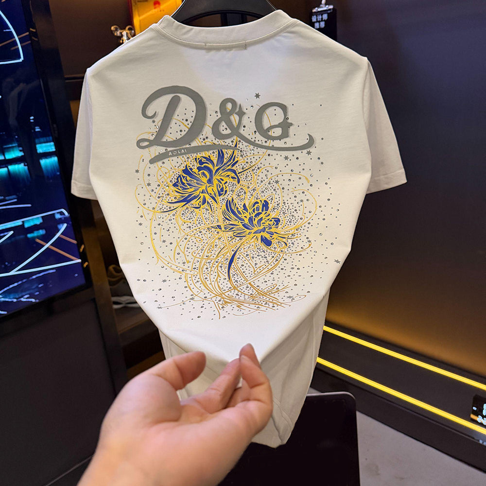 Rhinestone Spider Lily T-shirt