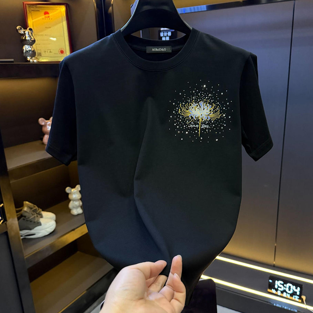 Rhinestone Spider Lily T-shirt