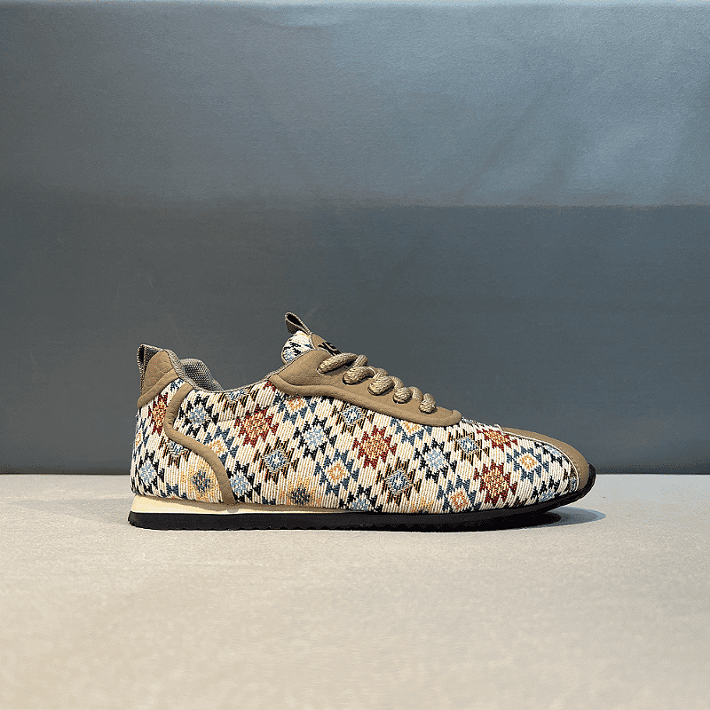 Multi Color Pattern Sneaker