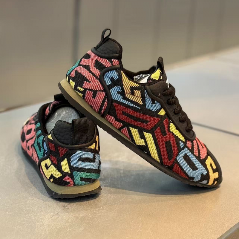 Colorful Letter Print Sneaker
