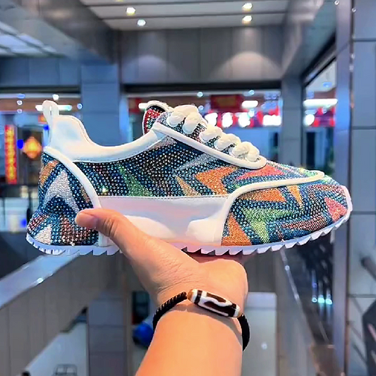 Colorful Pattern Sparkle Sneaker