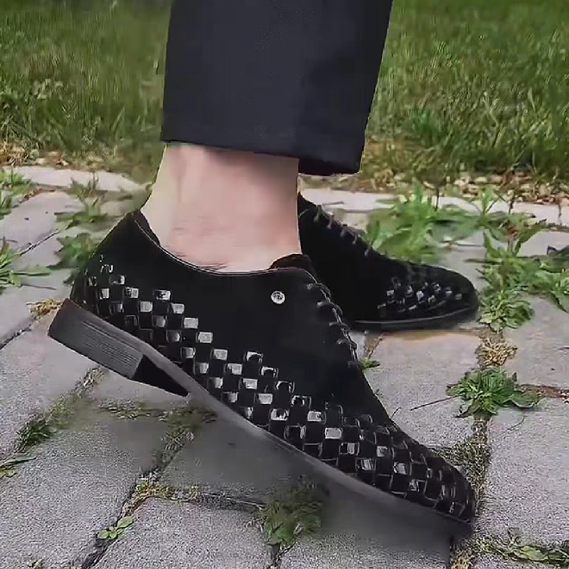 BlackSuede Lace Shoe