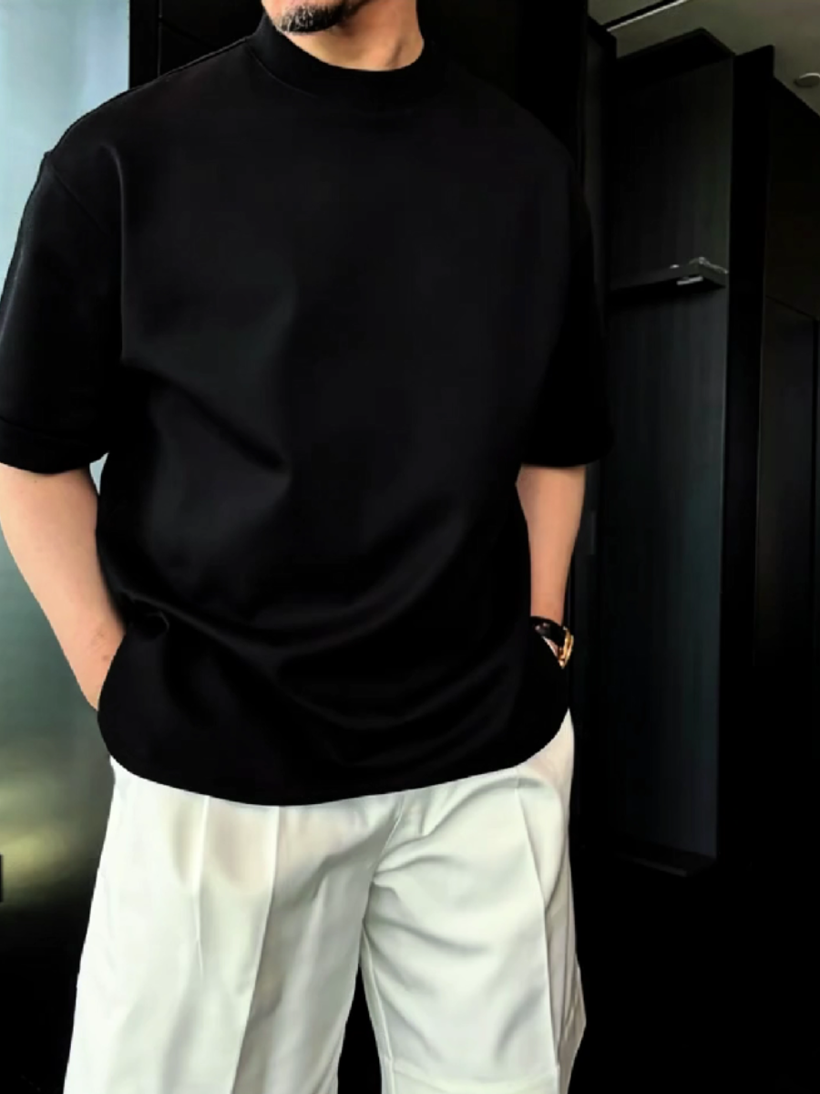 Solid Color Basic T-Shirt