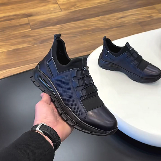 Navy Mesh Casual Sneaker