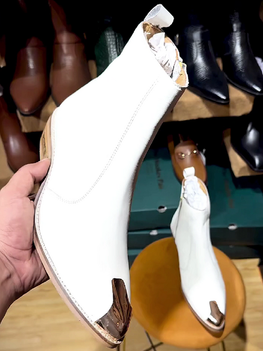 PureWhite Ankle Boot