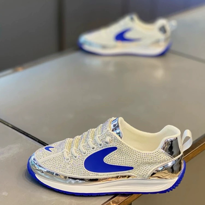 Stylish Rhinestone Sparkling Casual Men's Shoes