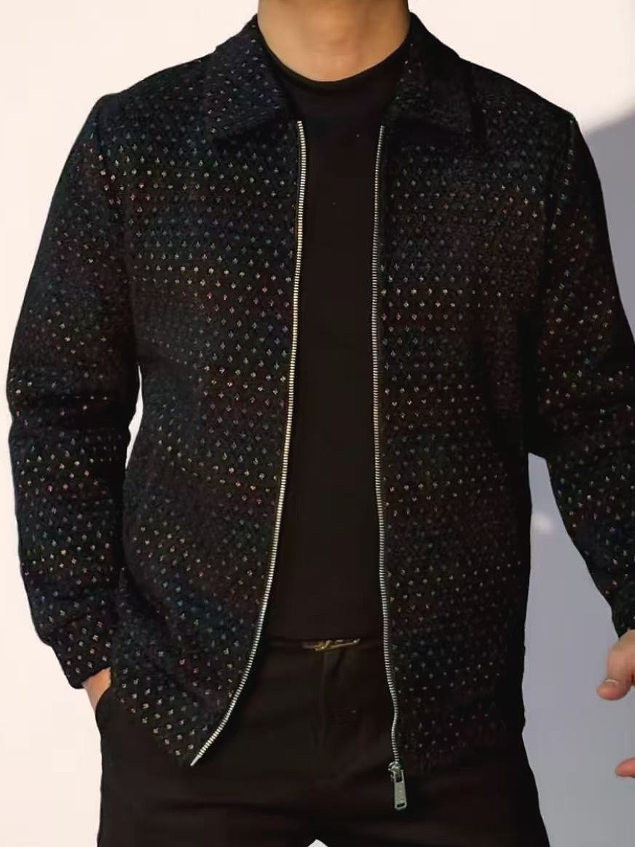 Rainbow Dot Zip Jacket