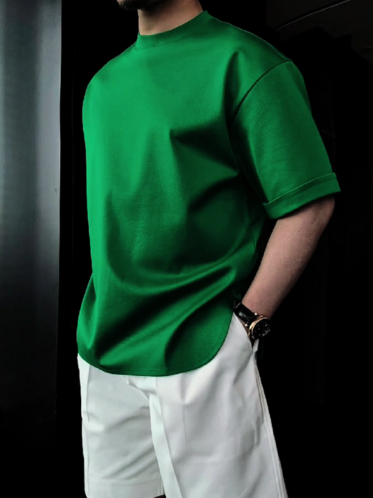 Solid Color Basic T-Shirt