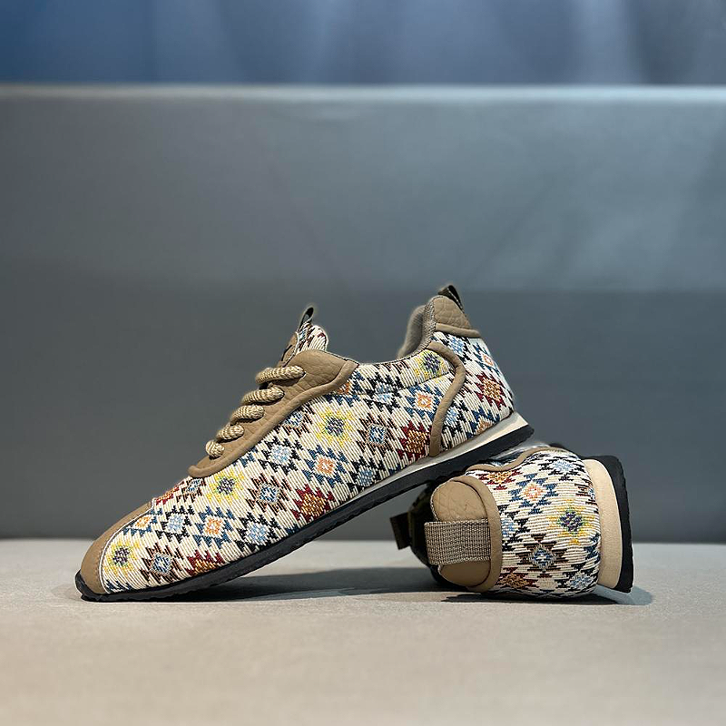 Multi Color Pattern Sneaker