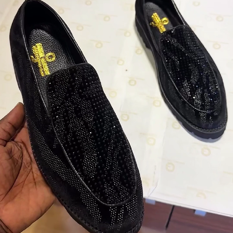Black Sparkle Loafer