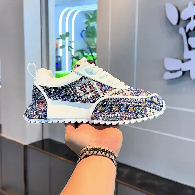 Colorful Block Print Sneaker