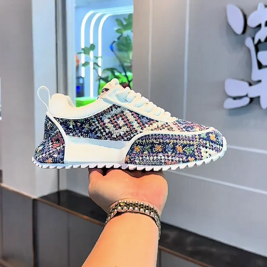 Colorful Block Print Sneaker