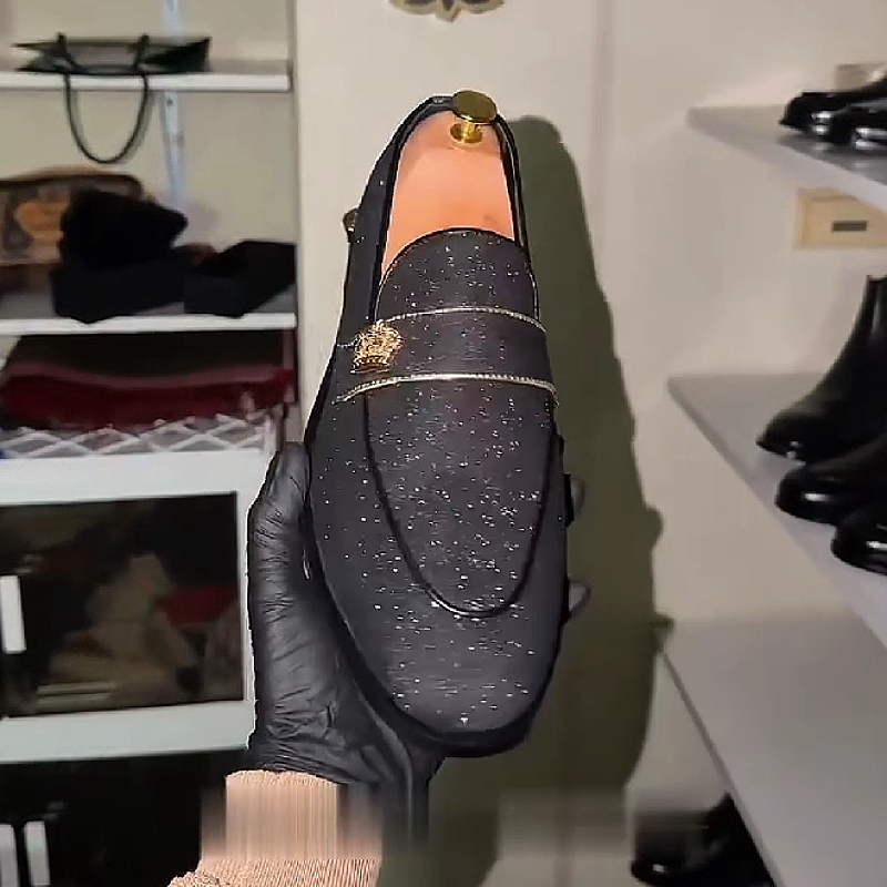 Sparkle Crown Loafers