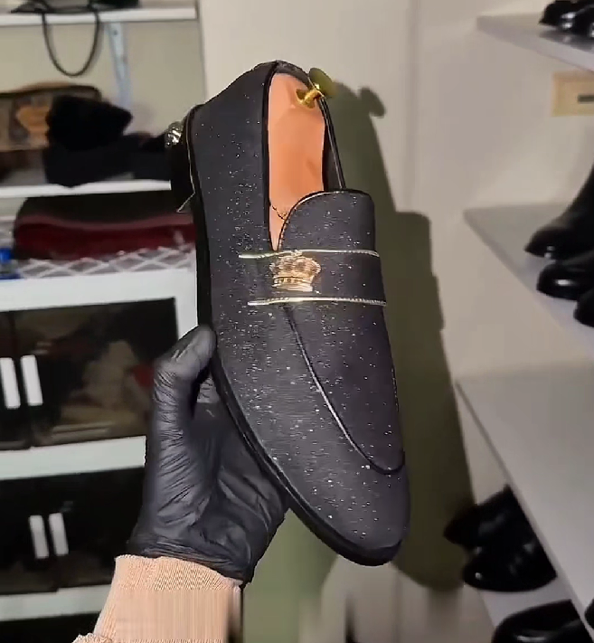 Sparkle Crown Loafers