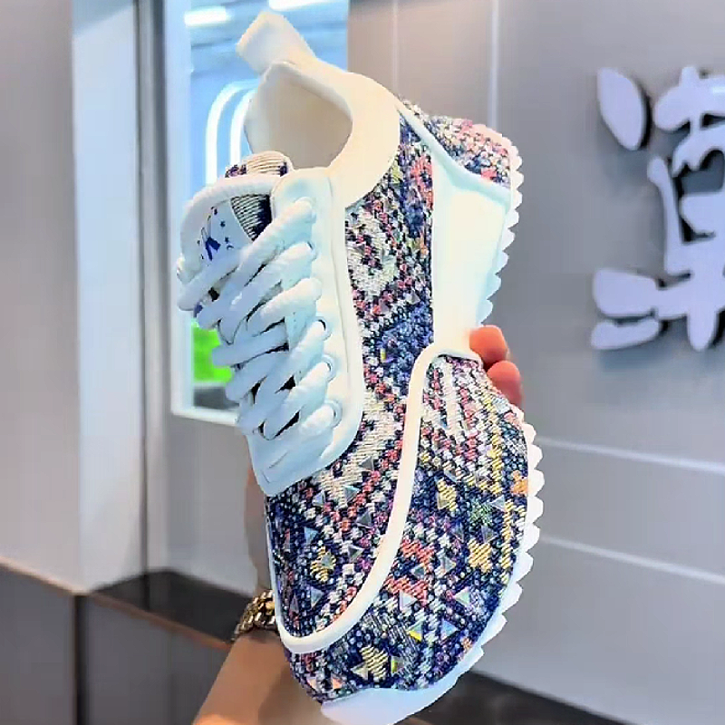 Colorful Block Print Sneaker